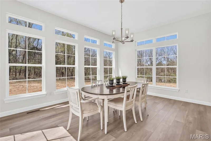 Photo of a previously built Dogwood model. Some upgraded features and options shown. — The Dogwood@The Ests @ Schaper Farms, Foristell, MO 63348