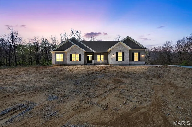 Photo of a previously built Dogwood model. Some upgraded features and options shown. — The Dogwood@The Ests @ Schaper Farms, Foristell, MO 63348