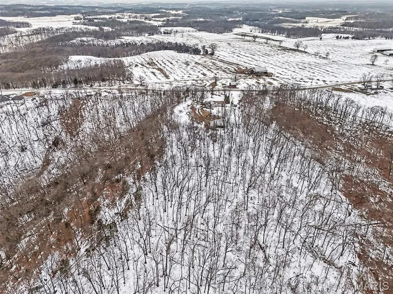 Property acreage is located along a ridge with heavy woods! — 5520 Highway T, Augusta, MO 63332