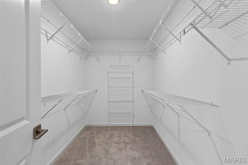 Walk in closet featuring carpet — 3 Ashford at Elm Crossing, St Charles, MO 63301