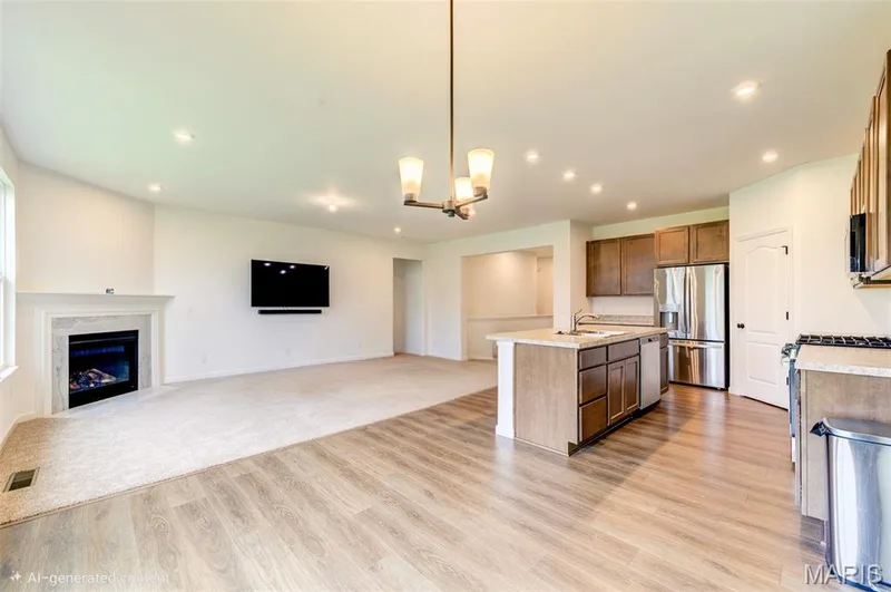 open floorplan w/lots of canned lighting — 327 Dalriada Boulevard, O'Fallon, MO 63368