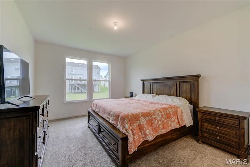 primary bedrm tucked into the rear of the home — 327 Dalriada Boulevard, O'Fallon, MO 63368