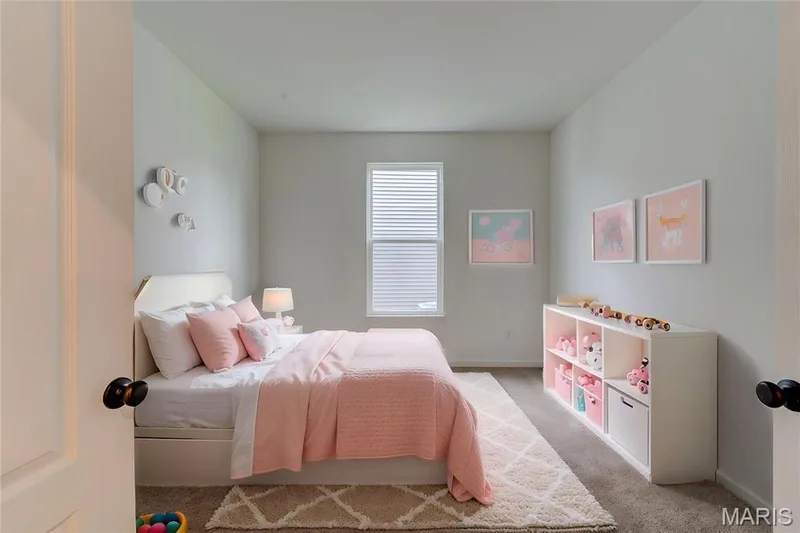 Virtually Stage - main level 3rd bedrm displayed as a bedroom — 327 Dalriada Boulevard, O'Fallon, MO 63368