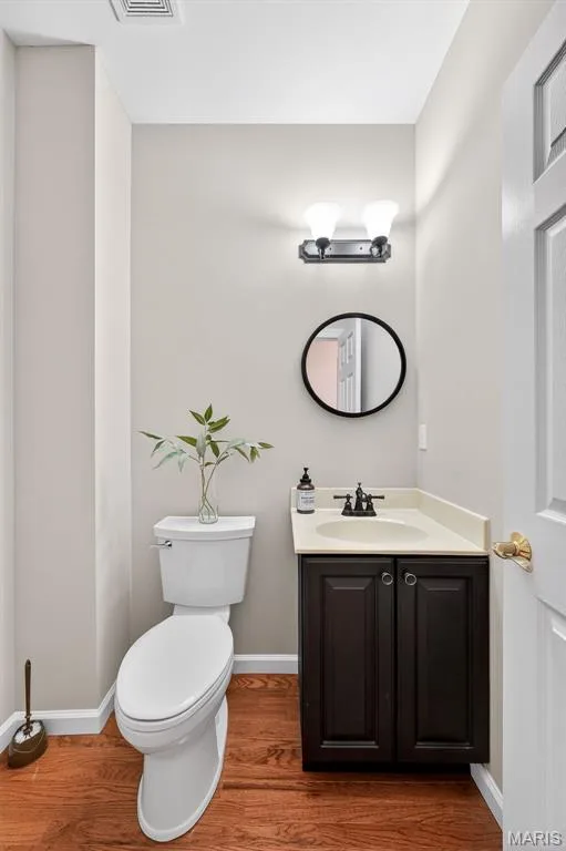 powder room on main floor — 112 Wake Forest Place, O'Fallon, MO 63368