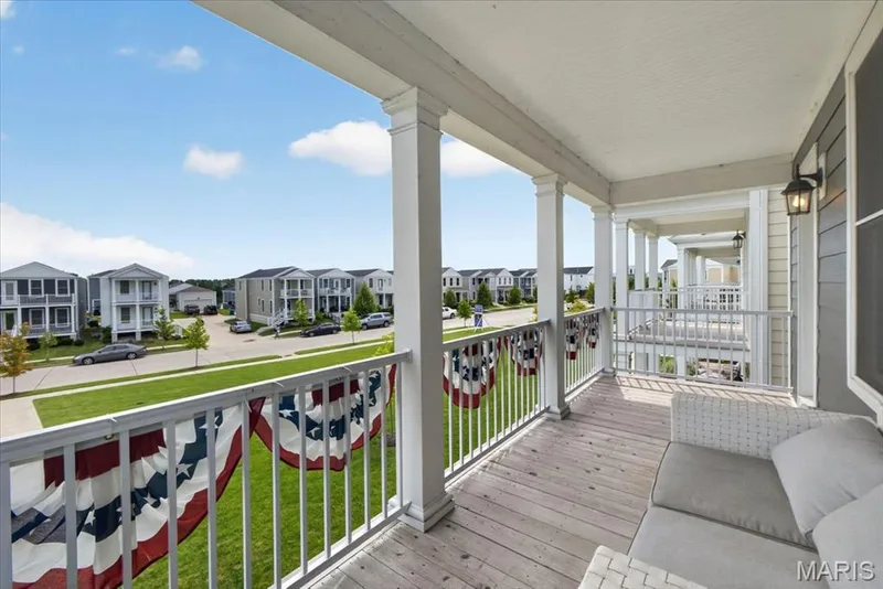 Enjoy fresh air from the private balcony — 208 Freehold Rock Way, St Charles, MO 63301