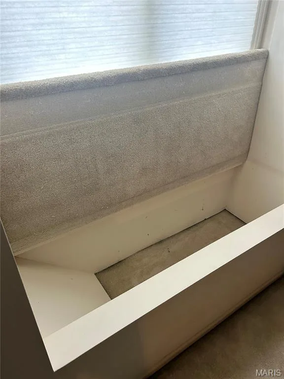 Primary bedroom 1 window seat storage — 4605 Sherman Park Drive #13E, St Charles, MO 63303