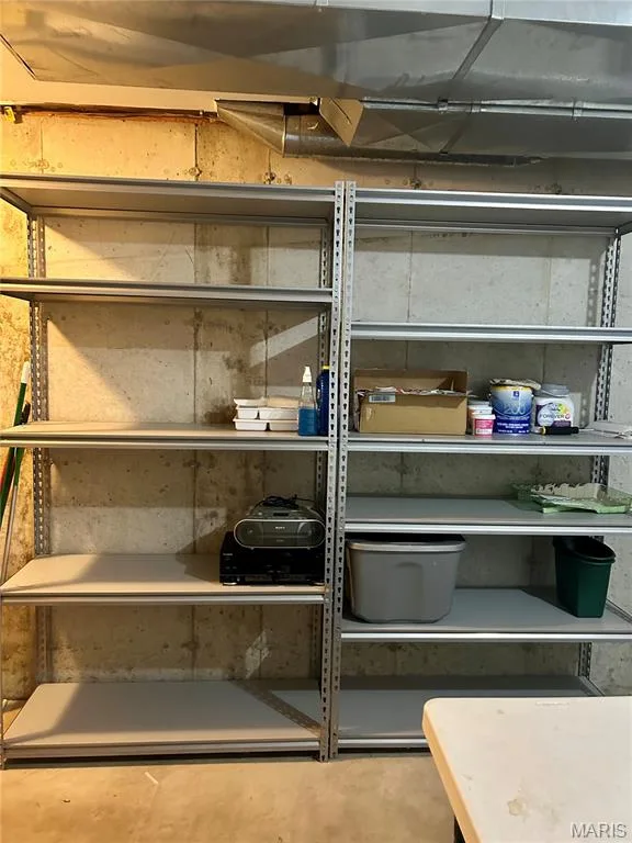 Storage shelves in basement — 4605 Sherman Park Drive #13E, St Charles, MO 63303