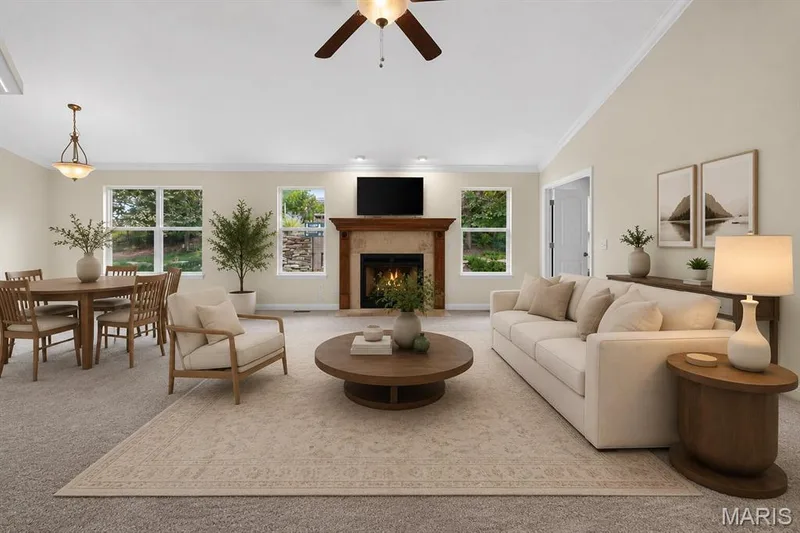 virtually staged picture — 4216 Broken Rock Drive, Wentzville, MO 63385