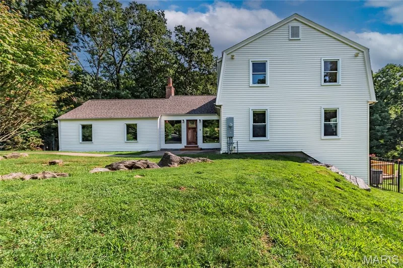 Front door and Front yard of property. — 4600 Cliff Forest Drive, Wildwood, MO 63069