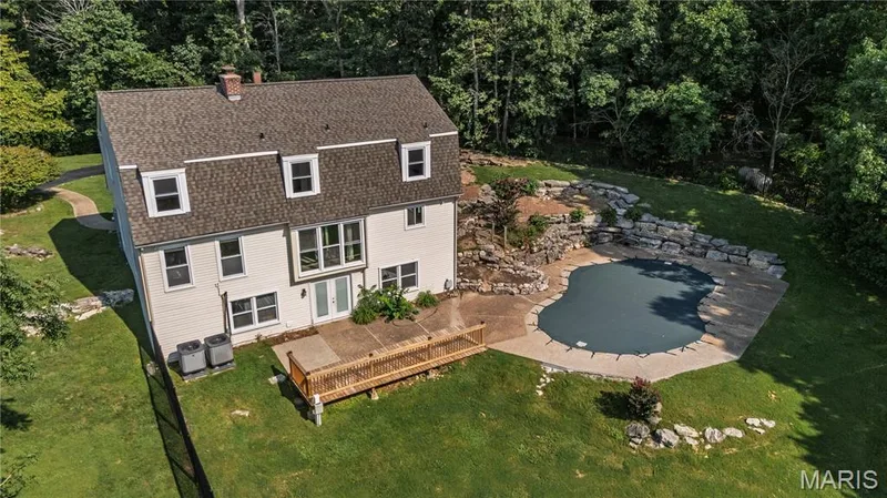View of the new Deck and Salt Water Pool. — 4600 Cliff Forest Drive, Wildwood, MO 63069