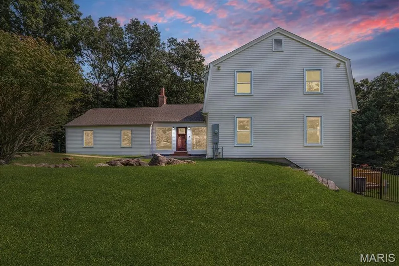 This is a view of the front yard and part of the side yard. — 4600 Cliff Forest Drive, Wildwood, MO 63069