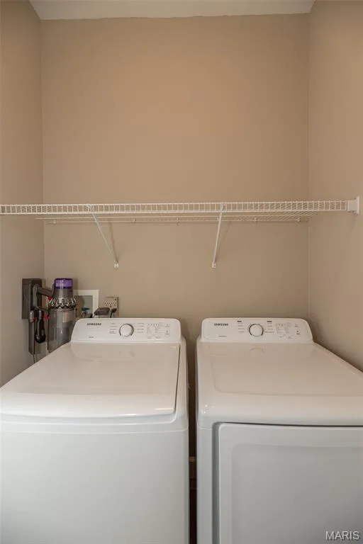 main floor laundry — 197 Woodland Place Court, St Charles, MO 63303