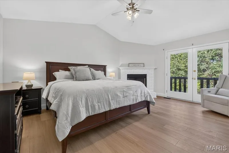 A spacious primary suite featuring vaulted ceilings and French doors! — 2707 Post Meadows Drive, O'Fallon, MO 63368