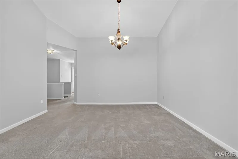 Front Flexible Dining Area is 14x15 — 12 Shimmering Lake Court, St Charles, MO 63301