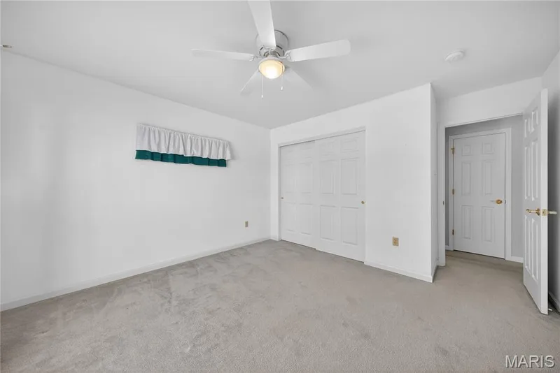 Second Bedroom with Full Size Closet!  Note the Hall Coat Closet off the Foyer pictured! — 12 Shimmering Lake Court, St Charles, MO 63301