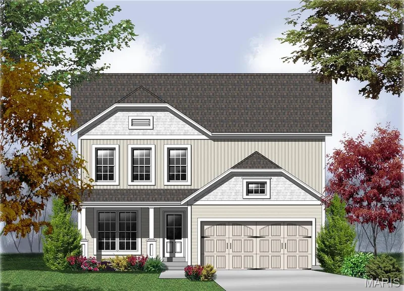 Elevation 2 - shown with upgraded garage — 0 Ashton @ Harvest, O'Fallon, MO 63385
