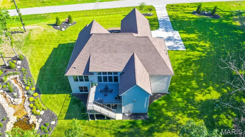 Home, Water feature and pond — 150 Delcreek Estates Drive, Foristell, MO 63348