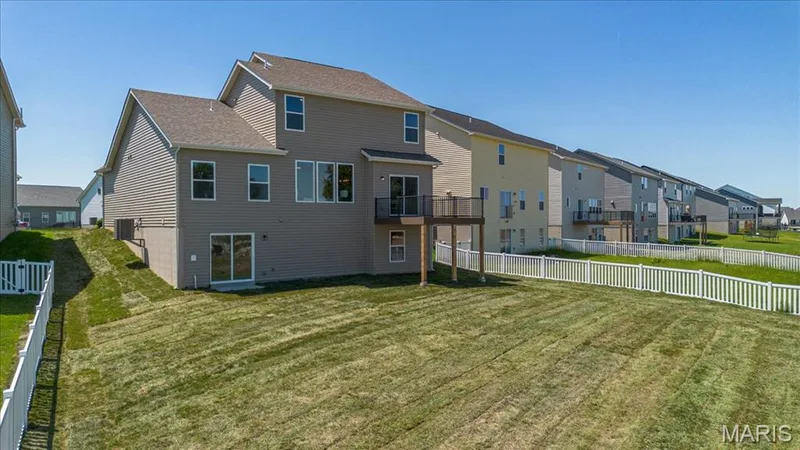 View of deck from the backyard — 30 River Wind Drive, St Charles, MO 63301