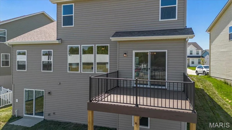 View of deck from the backyard — 30 River Wind Drive, St Charles, MO 63301
