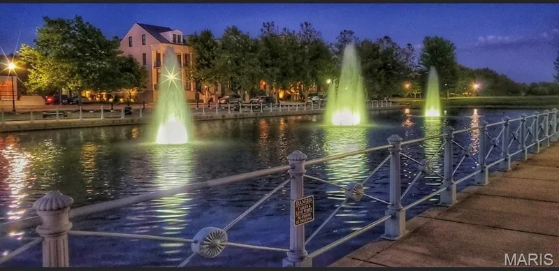 View of the Fountains in the Heart of New Town. — 3245 Domain Street, St Charles, MO 63301