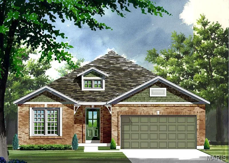 Elevation 8 - shown with optional dormer — 0 Madison @ Harvest, O'Fallon, MO 63385