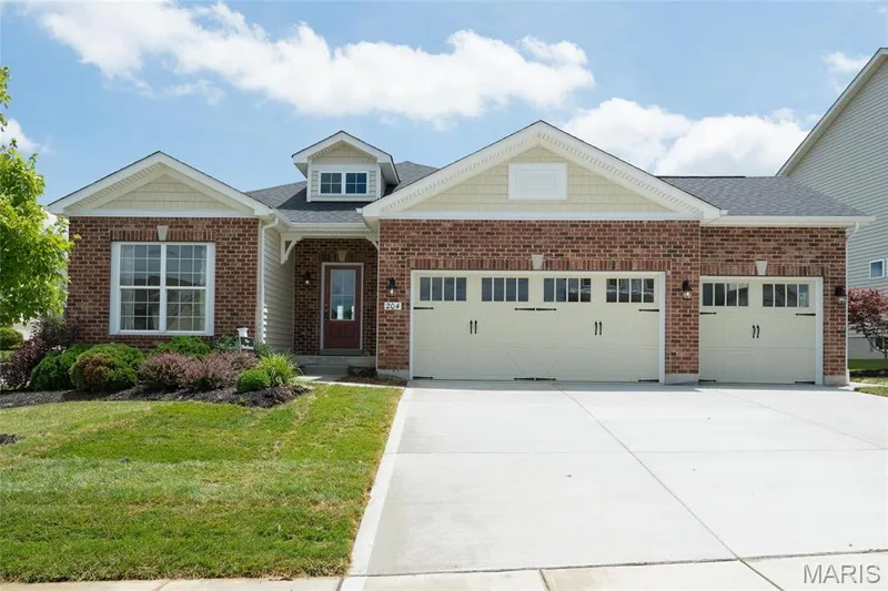 Elevation 8 - shown with optional dormer and 3rd car garage — 0 Madison @ Harvest, O'Fallon, MO 63385