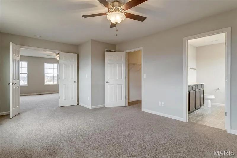 Primary Bedroom with ensuite and walk in closet. — 0 Sheridan @ Harvest, O'Fallon, MO 63385