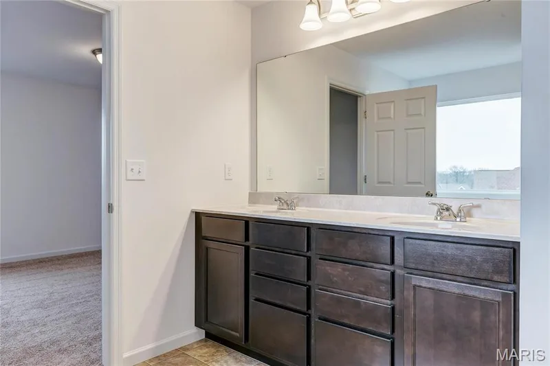 Primary Bathroom with double vanity — 0 Stamford @ Harvest, O'Fallon, MO 63385