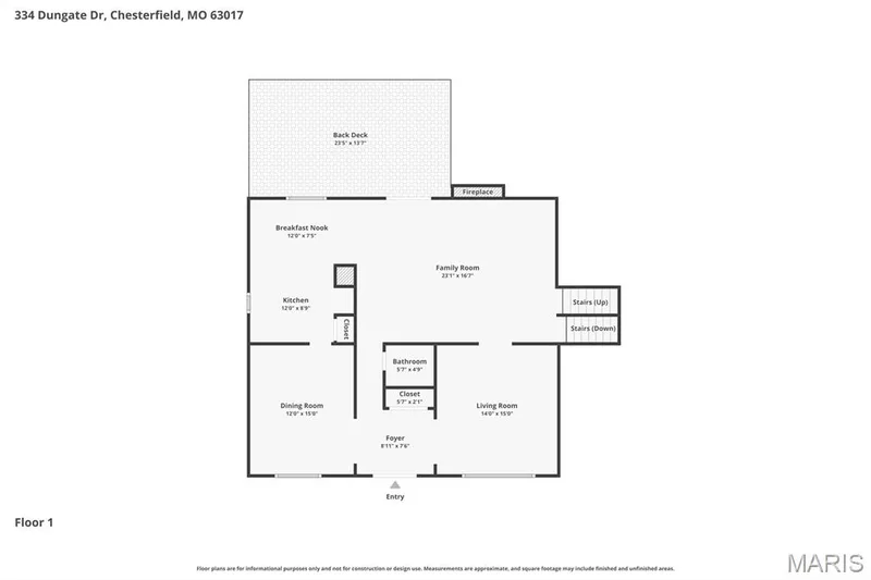 334 Dungate Drive, Chesterfield, MO 63017 — listing photo 12 of 33