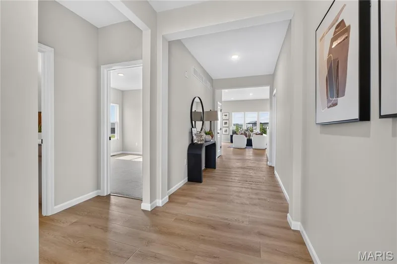 View of foyer from front door. — 106 River Wind Drive, St Charles, MO 63301