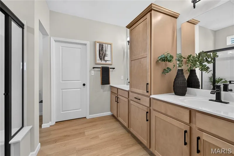 Primary bathroom with shower only. — 106 River Wind Drive, St Charles, MO 63301