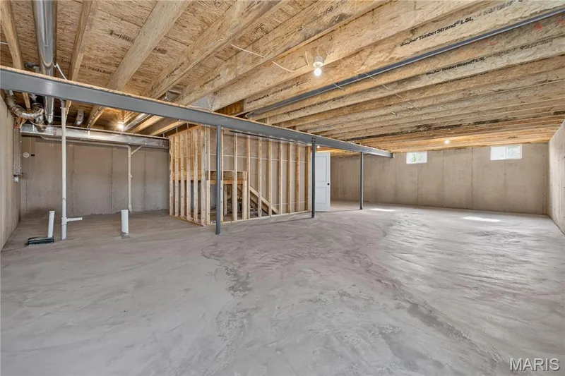 View of basement. — 106 River Wind Drive, St Charles, MO 63301