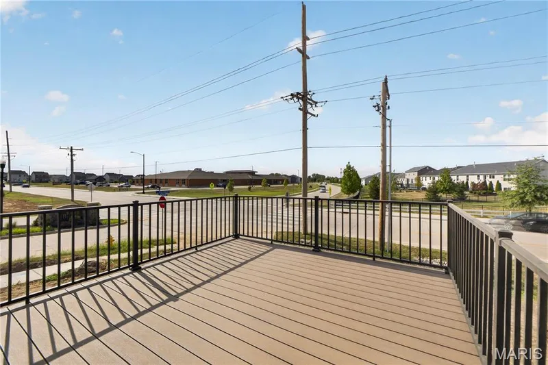 View of 14x14 composite deck. — 106 River Wind Drive, St Charles, MO 63301