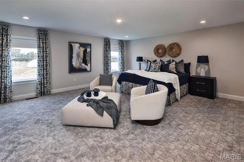 Primary bedroom with walk-in closet — 342 Healthy Way, St Charles, MO 63304