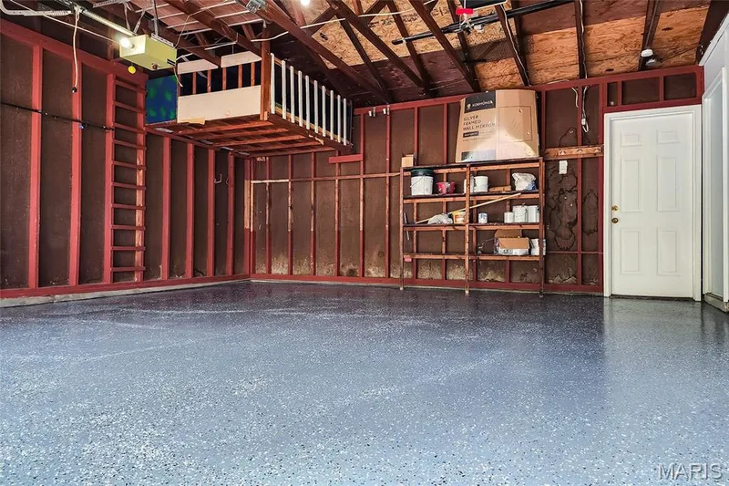 Painted epoxy flooring. — 250 Brixham Drive, Chesterfield, MO 63017