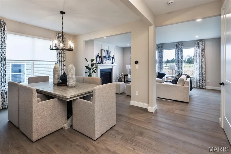 Dining Room with a view of the Family Room — 430 Farmhouse Drive, O'Fallon, MO 63385