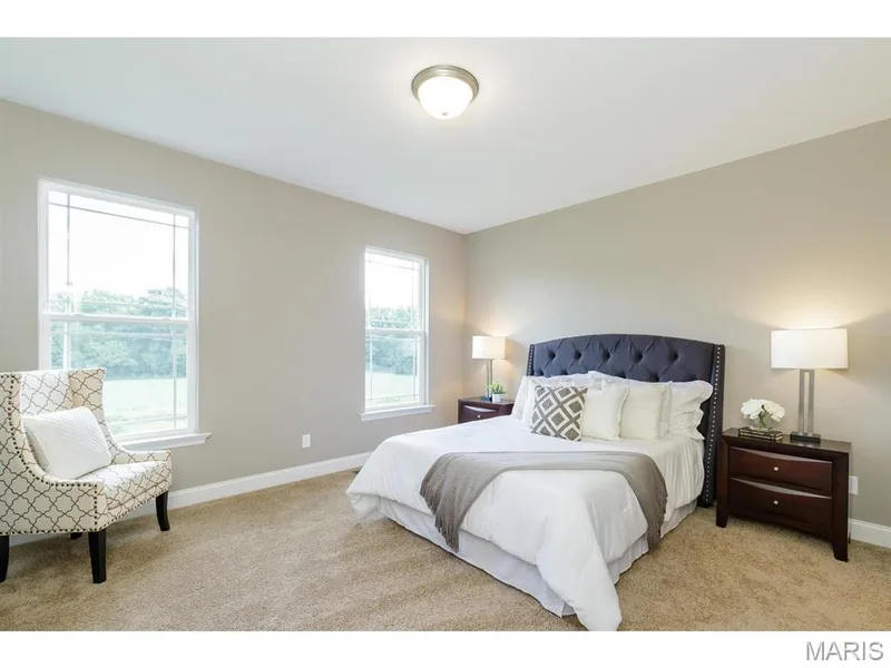Photo representation of a similar home.  Some features shown may be optional. — 1 TBB Highland 3BD Pointe@Brightleaf Orchard Villas, Wildwood, MO 63038