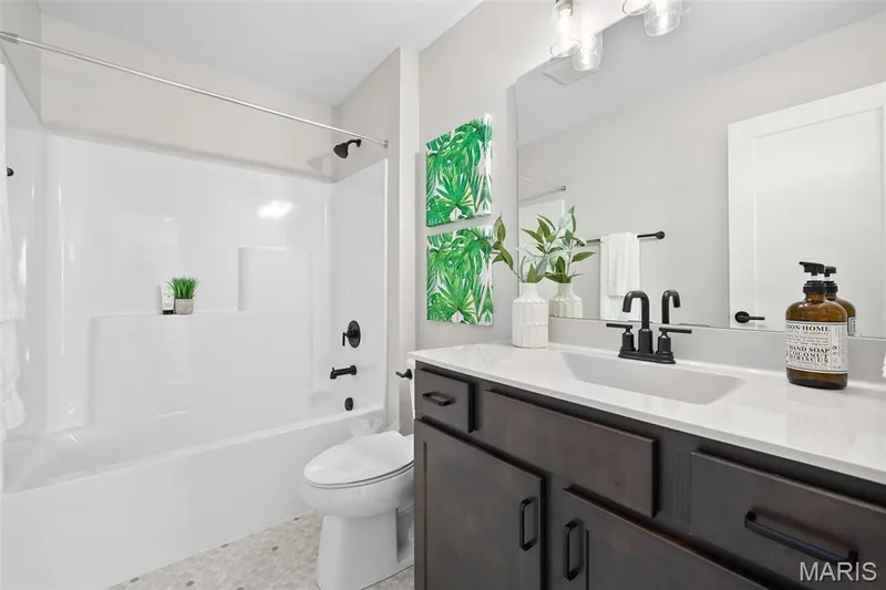 Photo representation of similar home.  Some features shown may be optional upgrades. — 1 TBB Fairfax Pointe @ Brightleaf Orchard Villas, Wildwood, MO 63038