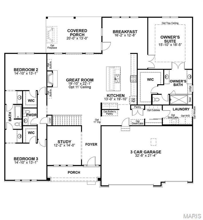 Floor plan — 128 Royal Troon Drive, Dardenne Prairie, MO 63368