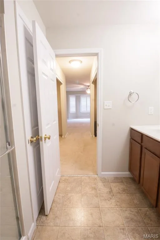 Primary Bathroom — 1760 Waterfall Drive, St Charles, MO 63303