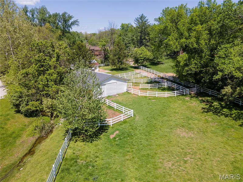 Barn with shed behind — 1004 Weidman Road, Chesterfield, MO 63017
