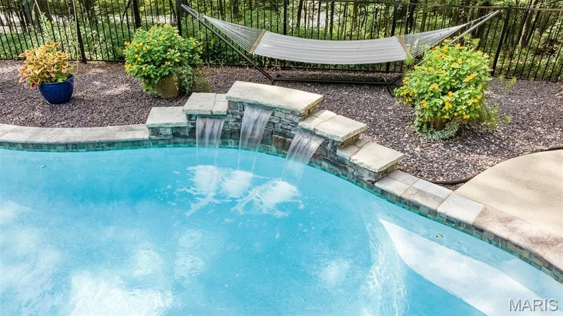 Pool features waterfall — 51 Nordic Lane, Defiance, MO 63341