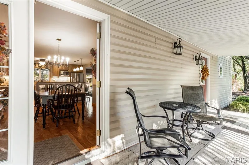 Front porch access to dining room — 51 Nordic Lane, Defiance, MO 63341