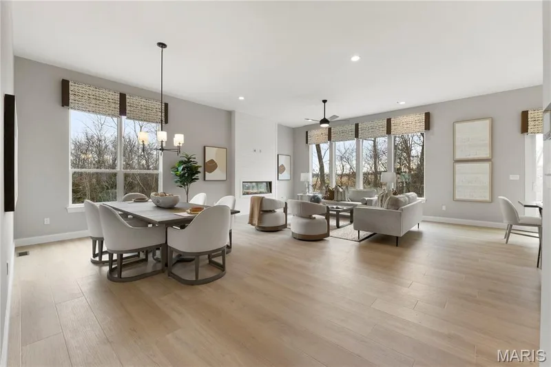 Dining Room with view of Family Room — 325 Healthy Way, St Charles, MO 63304