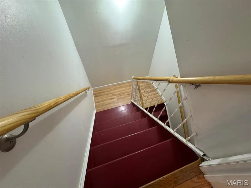 staircase to the lower level — 13573 Coliseum Drive, Chesterfield, MO 63017