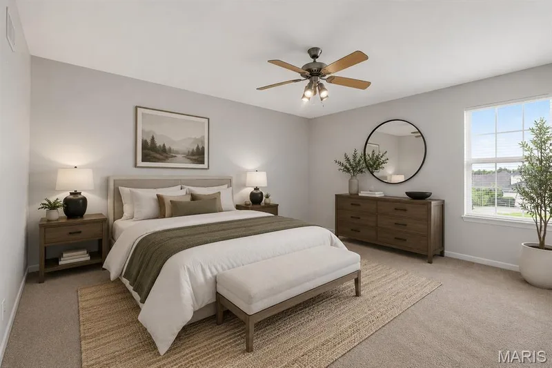 Bedroom #3 - Virtually Staged — 371 Galahad Court, Weldon Spring, MO 63304