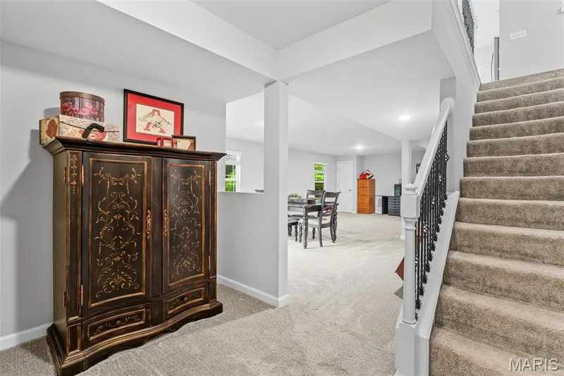 Finished Lower level w/ tons of extra living space and storage — 1010 Timber Bluff Drive, Wentzville, MO 63385