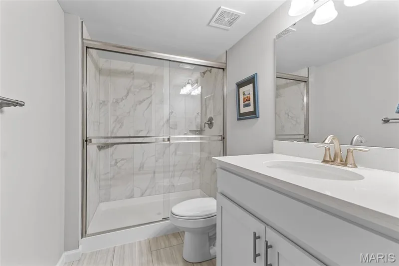 Lower level full bath — 1010 Timber Bluff Drive, Wentzville, MO 63385