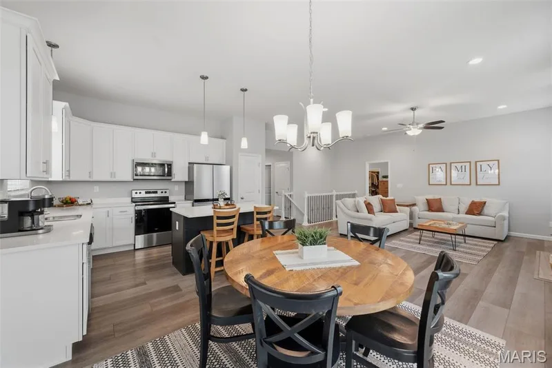 Coveted open floor plan — 411 Knothole Lane, Wentzville, MO 63385