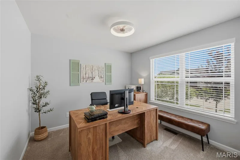 Divided bedroom floor plan. Bedroom #2 — 411 Knothole Lane, Wentzville, MO 63385